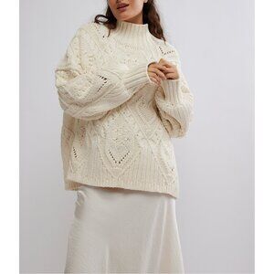 FREE PEOPLE Heart You Pullover / Ivory